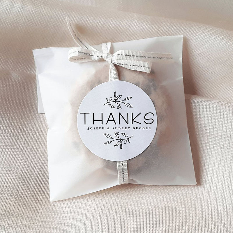 2,5 cm-6 cm aangepaste logosti - Food Storage Labels recensie en prijs