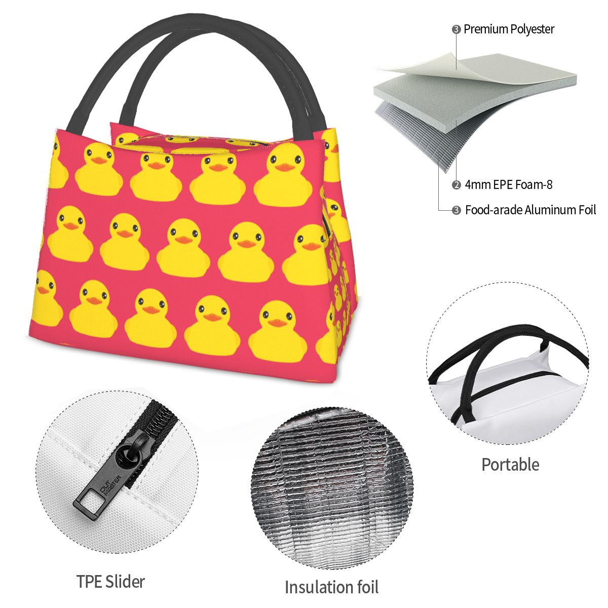 Gele klassieke rubberen eend g - Food Storage Yellow recensie en prijs