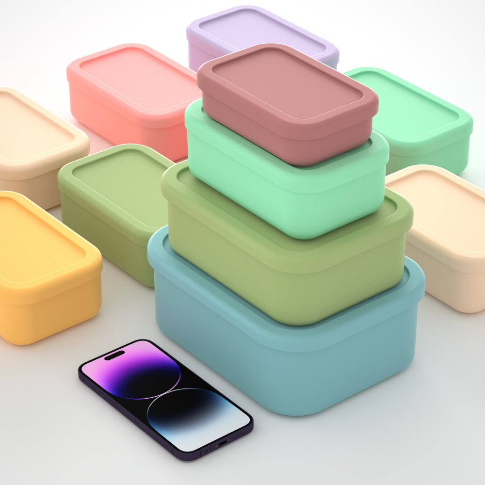 Set/2 stuks rechthoekige silic - Food Storage Xl recensie en prijs