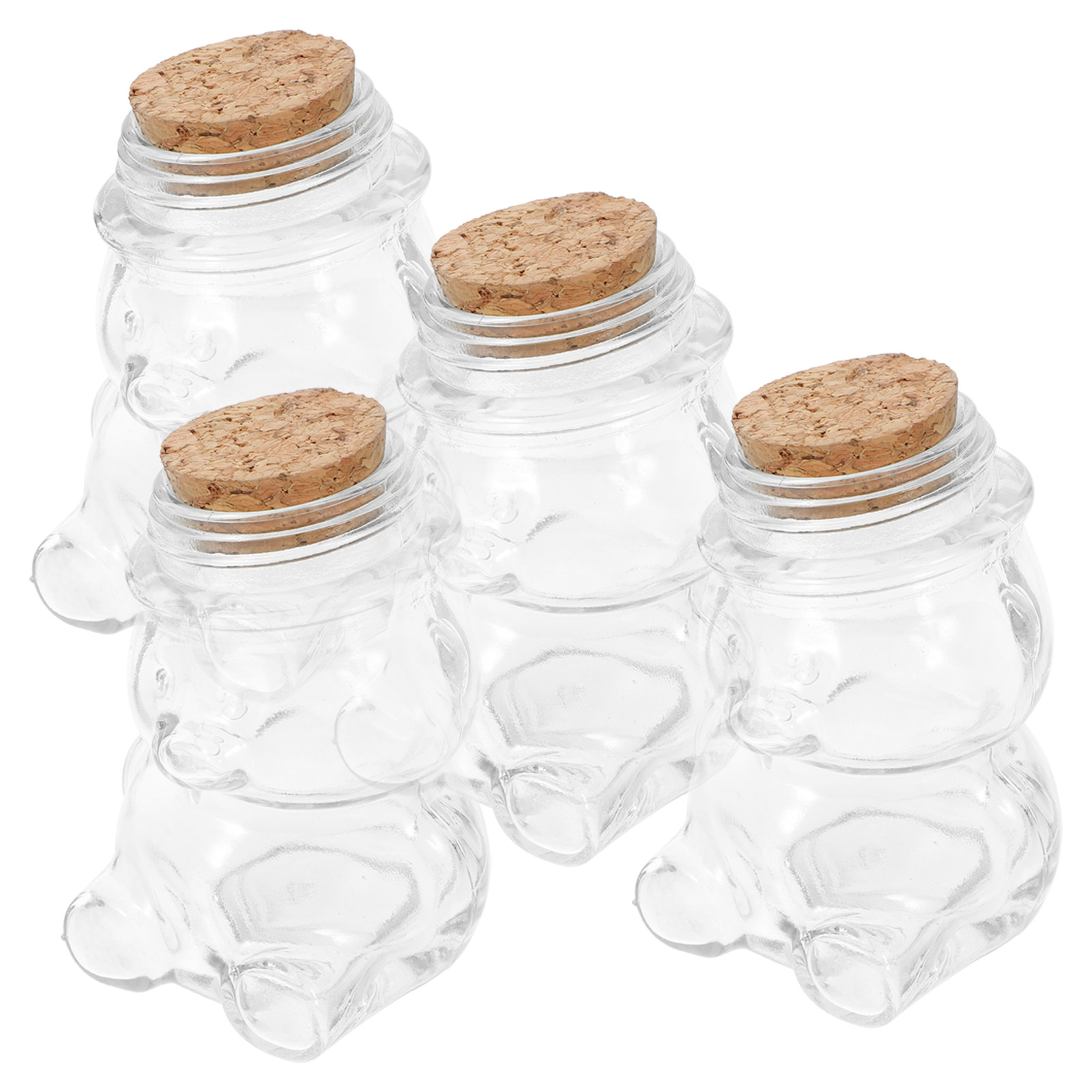 4-delige glazen snoepkruikense - Food Storage Glass Containers recensie en prijs