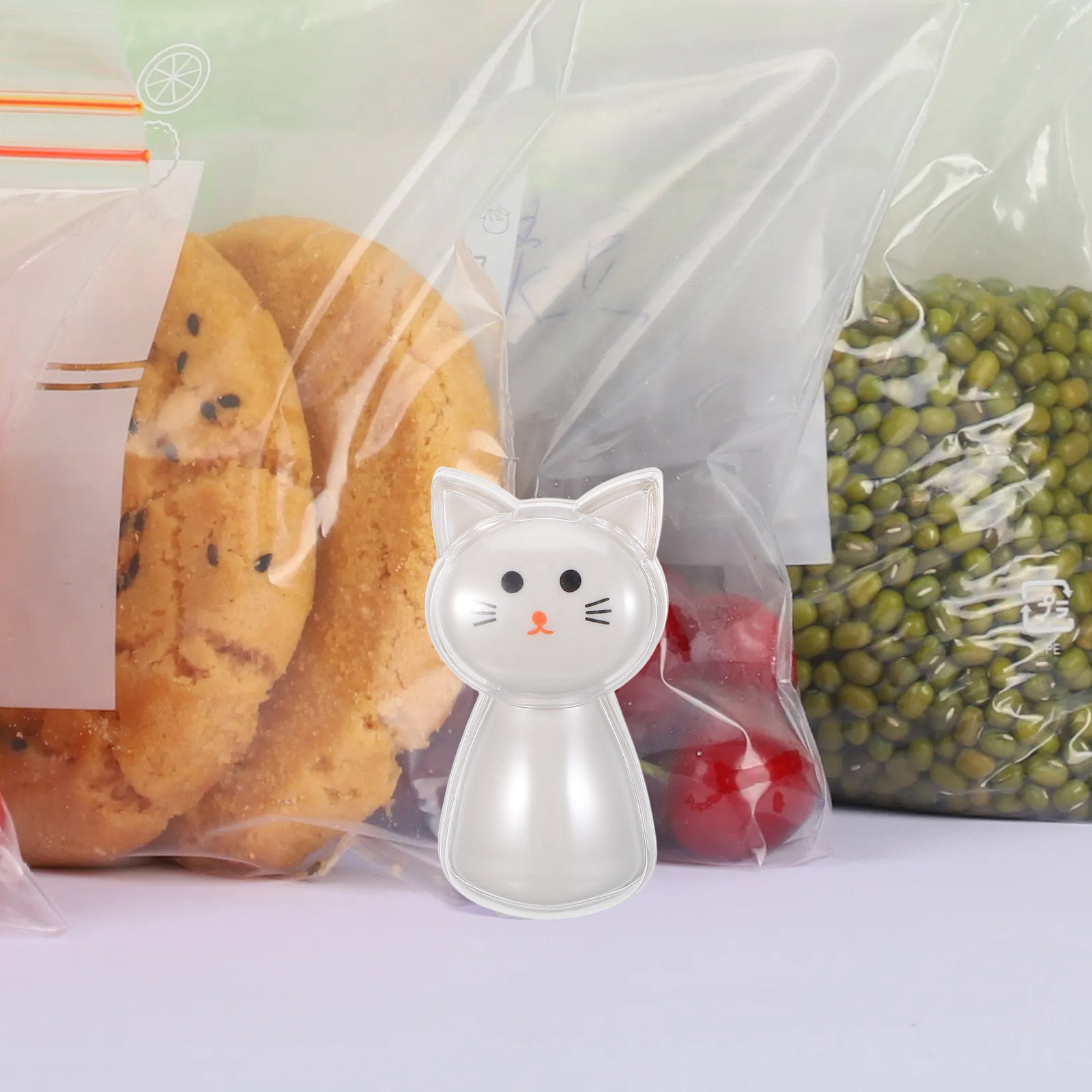 2 stuks schattige katten-snack - Food Storage For Pantry recensie en prijs