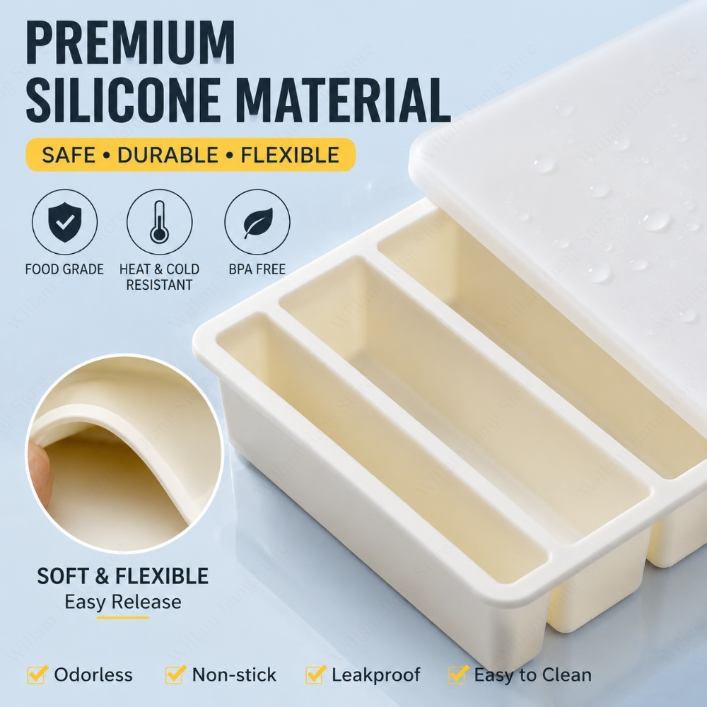 Duurzame siliconen vriesbak me - Food Storage With Colander recensie en prijs