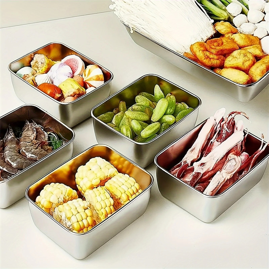 1/3/5 Stuks Rvs Voedsel Opberg - Food Storage With Colander recensie en prijs