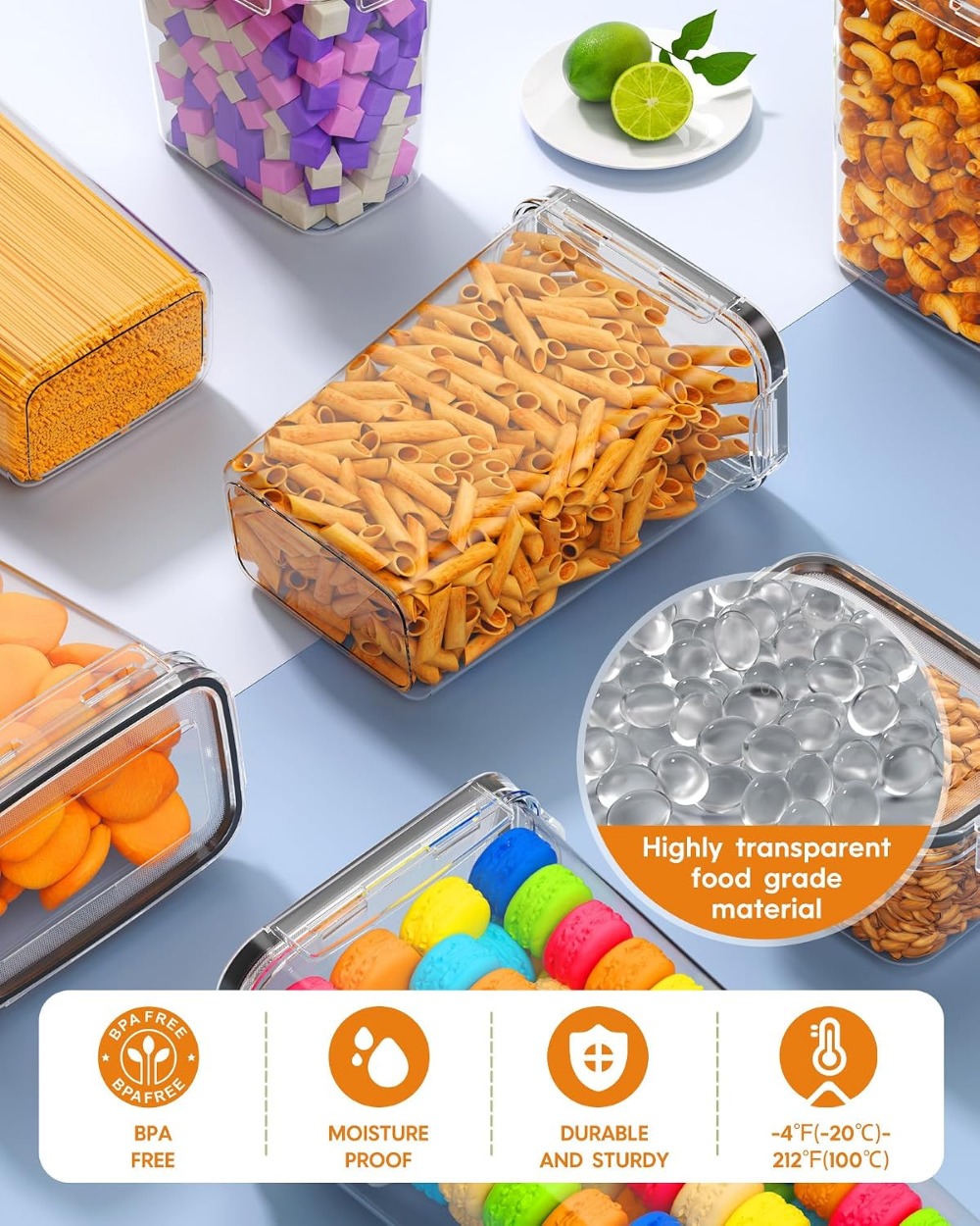 24 stuks luchtdichte voorraadd - Food Storage Labels recensie en prijs