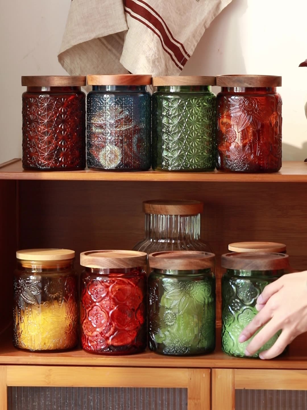 Vintage Glazen Keuken Opbergpo - Food Storage Glass Containers recensie en prijs