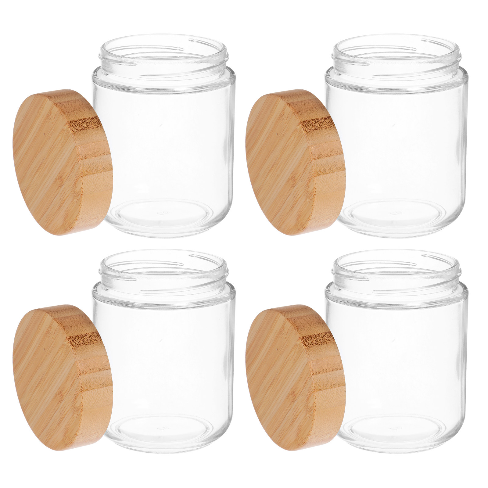 4-delige glazen keukenopslagpo - Food Storage Glass Containers recensie en prijs