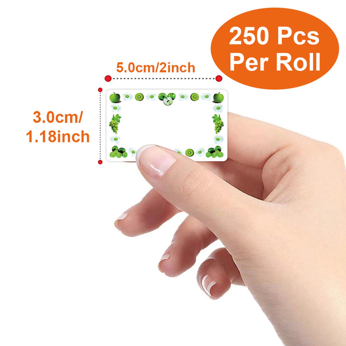 250 stuks rechthoekige inblikk - Food Storage Labels recensie en prijs