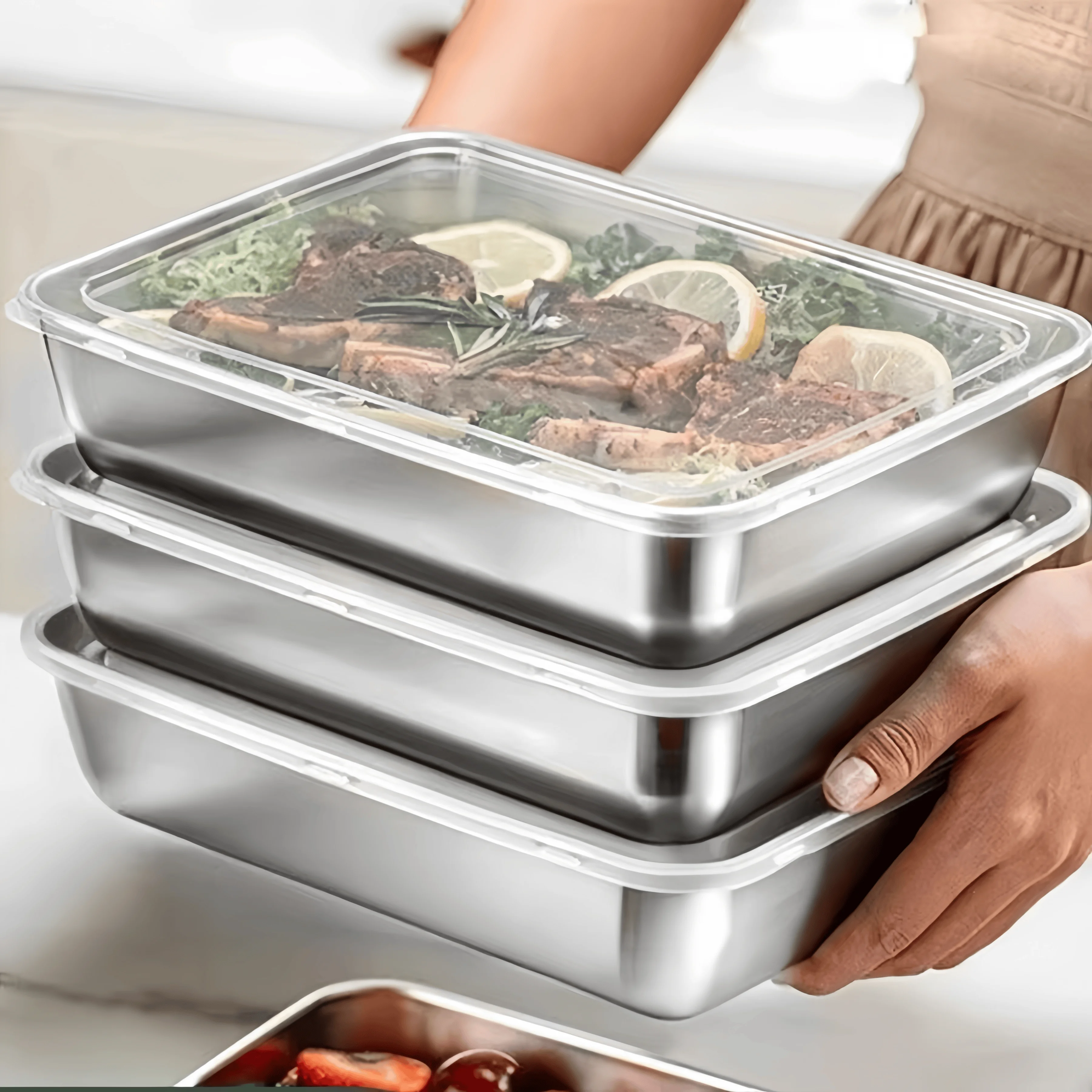 Roestvrijstalen verzegelde lun - Food Storage For Refrigerator recensie en prijs