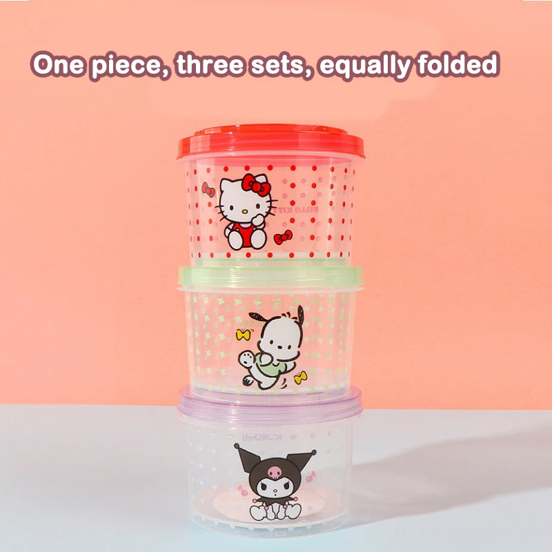 Kitty Bento Box Set 3-delig, s - Food Storage Stackable Containers recensie en prijs